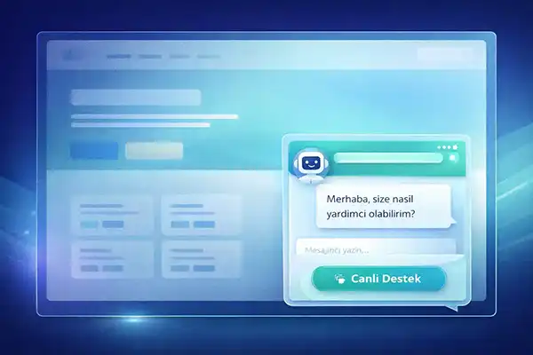 WebChat widget görseli