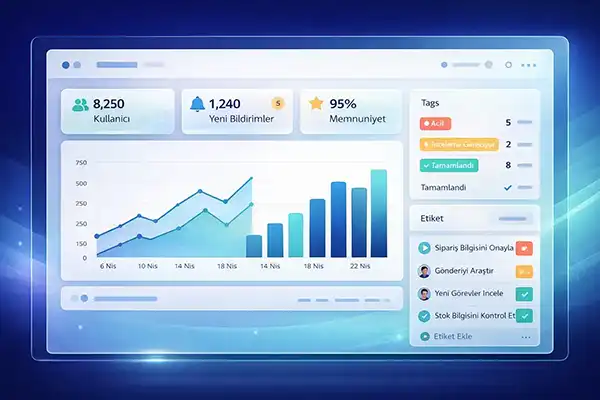 Dashboard ve raporlama görseli